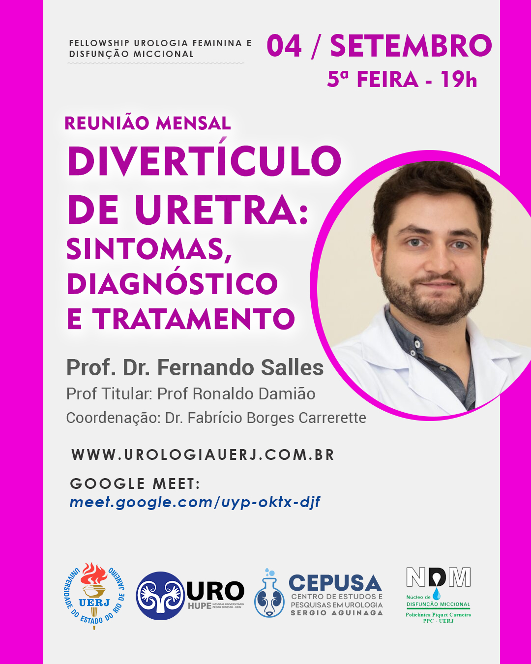 04set – Divertículo de Uretra: sintomas, diagnóstico e tratamento