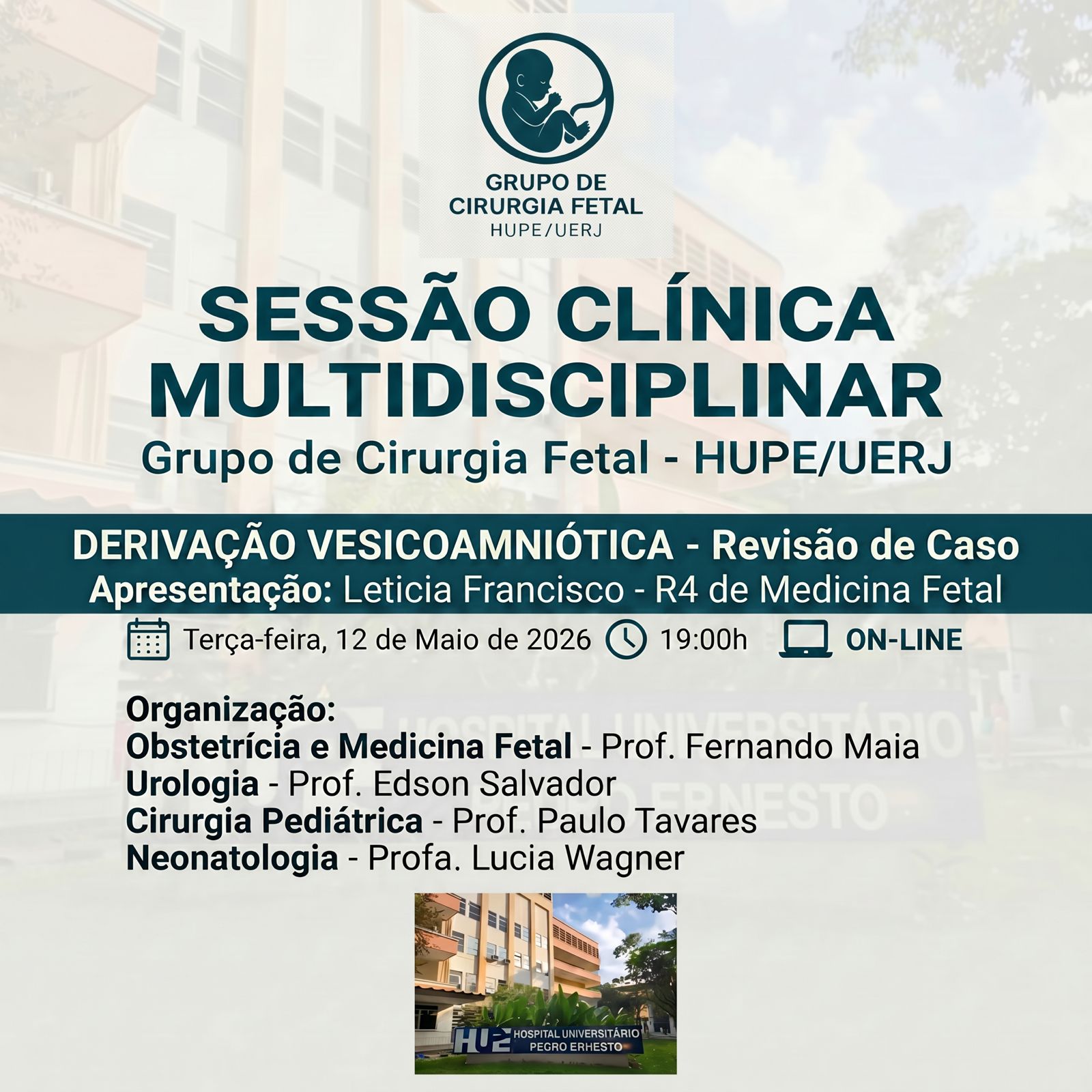 12mai – 19h – DERIVAÇÃO VESICOAMNIÓTICA – Revisão de Caso